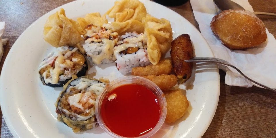 Sushi Fried Shrimp Egg Rolls