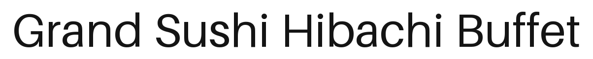 Grand Sushi Hibachi Buffet